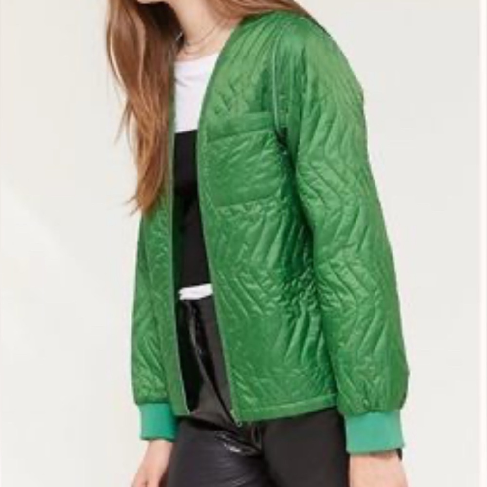 Stussy  Green Quilted Women's Jacket